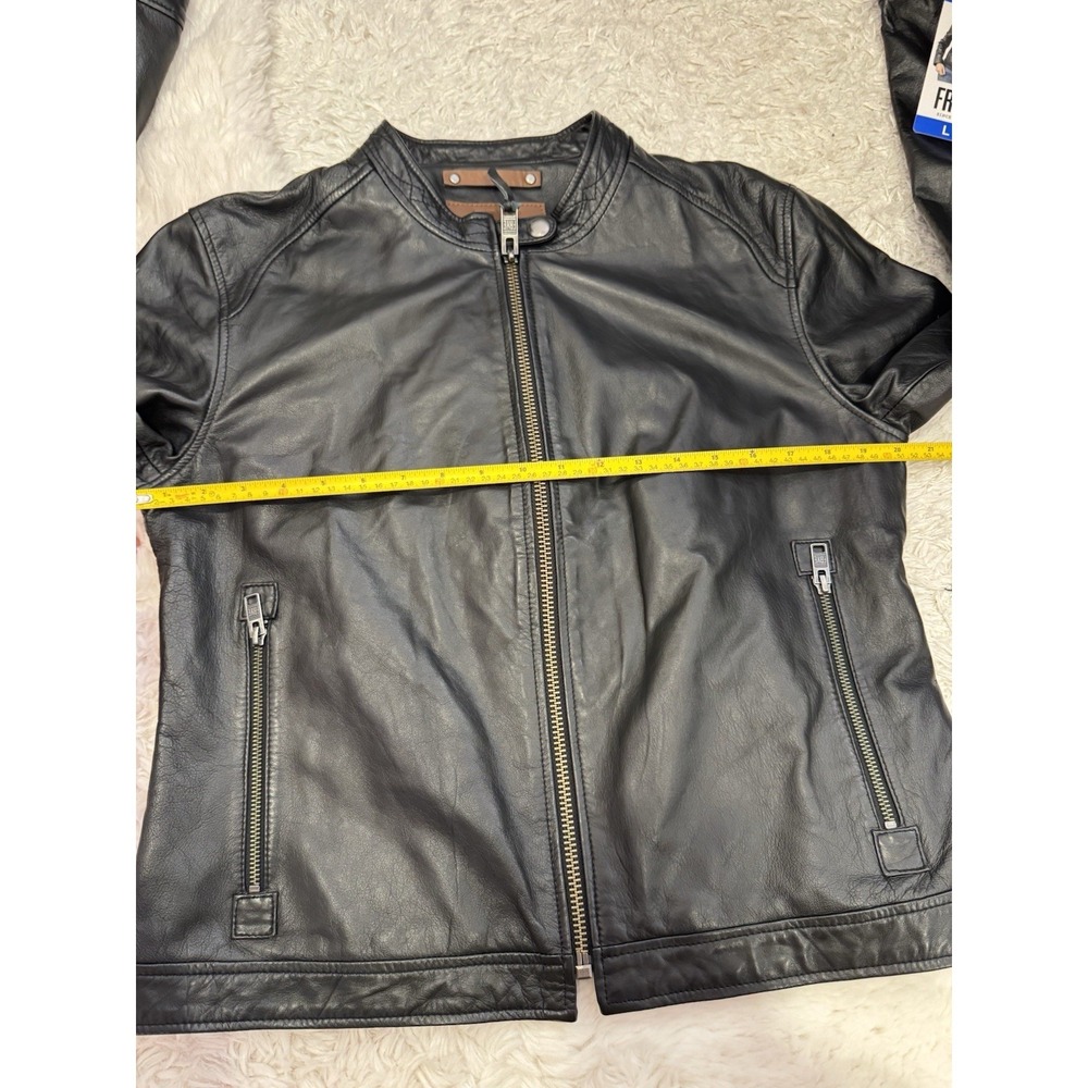 NWT Frye Women's Lamb‎ Leather Full Zip Jacket - Black Large - Picture 15 of 15